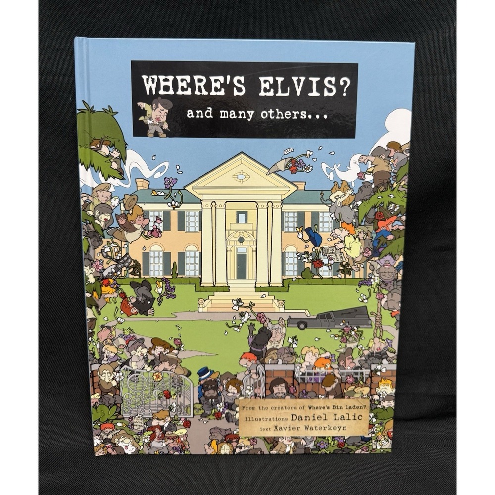 Where's Elvis? And Many Others Puzzle Search Hardcover Book